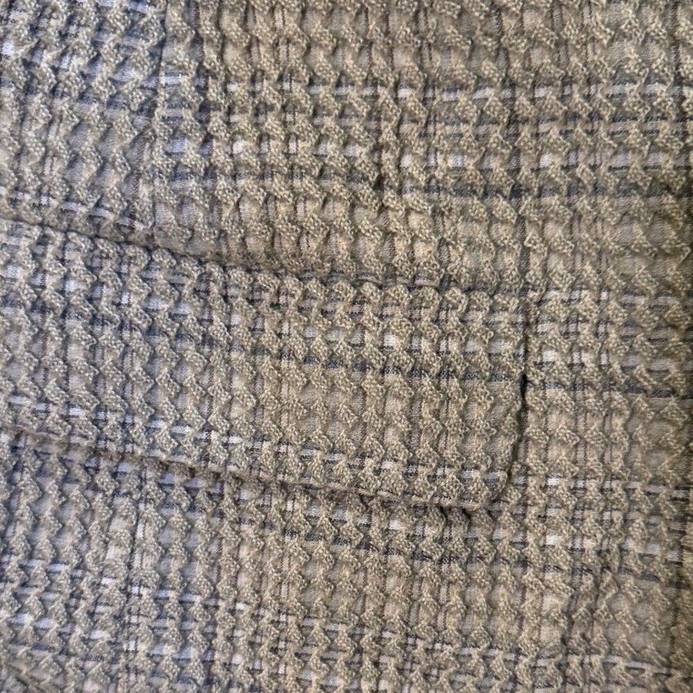 Giorgio Armani Tweed Plaid Blazer in Beige and Brown - Picture 5 of 10